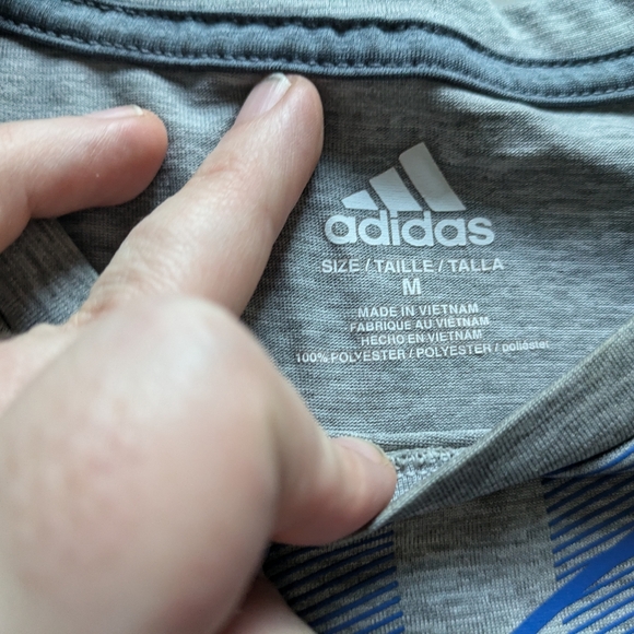 🟥 3/15$ Adidas t-shirt YM 8-10Y - Picture 5 of 5